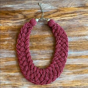 Charming Charlie braid seed necklace